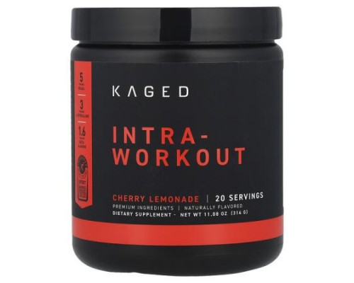 Kaged, Intra-Workout, Cherry Lemonade, 11.08 oz (314 g)