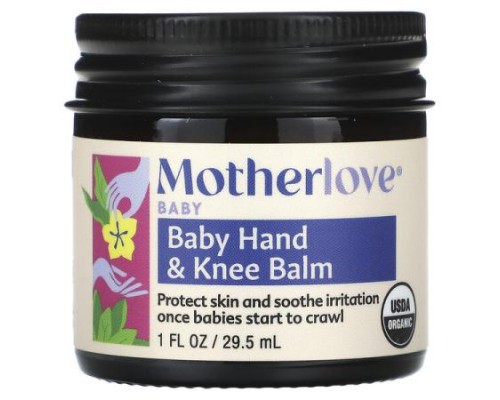 Motherlove, Baby, Hand & Knee Balm, 1 fl oz (29.5 ml) Motherlove, Baby, Hand & Knee Balm, 1 fl oz (29.5 ml)