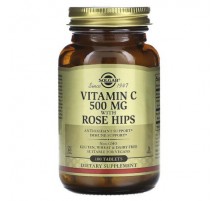 Solgar, Vitamin C With Rose Hips, 100 Tablets