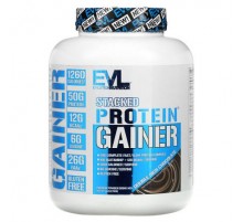 EVLution Nutrition, Stacked Protein Gainer, Double Rich Chocolate, 6 lbs (2.72 kg)