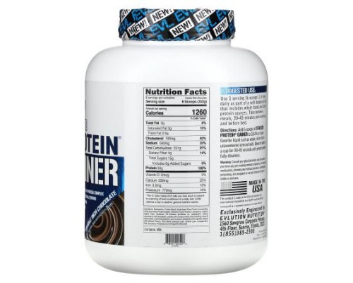 EVLution Nutrition, Stacked Protein Gainer, Double Rich Chocolate, 6 lbs (2.72 kg) EVLution Nutrition, Stacked Protein Gainer, Double Rich Chocolate, 6 lbs (2.72 kg)