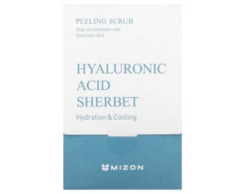 Mizon, Peeling Scrub, Hyaluronic Acid Sherbet, 40 Packets, (7.0 oz) each Mizon, Peeling Scrub, Hyaluronic Acid Sherbet, 40 Packets, (7.0 oz) each