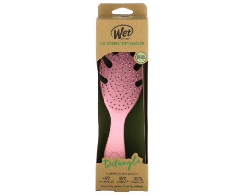 Wet Brush, Go Green Detangler, Pink, 1 Brush Wet Brush, Go Green Detangler, Pink, 1 Brush
