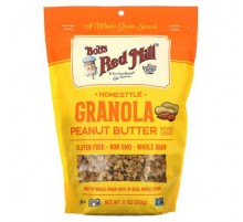 Bob's Red Mill, Homestyle Granola, Peanut Butter, 11 oz (312 g)