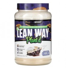 MuscleSport, The Lean Whey, Plant'd, Blueberry Cobbler, 1.7 lbs (775 g)