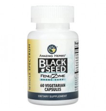 Amazing Herbs, Black Seed, 60 Vegetarian Capsules