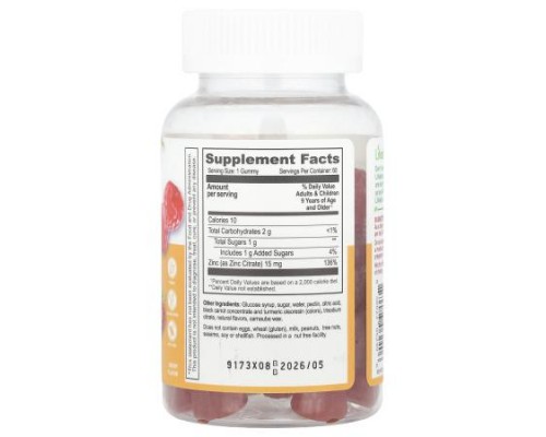 Lifeable, Kids Zinc Gummies, Berry, 15 mg, 60 Gummies Lifeable, Kids Zinc Gummies, Berry, 15 mg, 60 Gummies