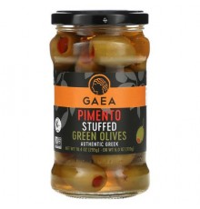 Gaea, Pimento Stuffed Green Olives, 10.4 oz (295 g)