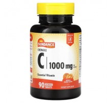 Sundance Vitamins, Chewable C, Natural Orange, 90 Chewable Tablets (500 mg per Tablet)