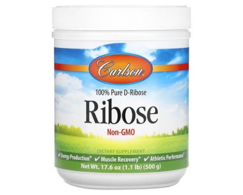 Carlson, Ribose, 17.6 oz (500 g) (Discontinued Item) Carlson, Ribose, 17.6 oz (500 g) (Discontinued Item)