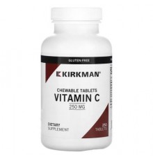 Kirkman Labs, Chewable Vitamin C, 250 mg, 250 Tablets