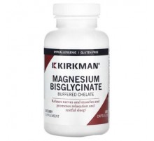 Kirkman Labs, Magnesium Bisglycinate, Buffered Chelate, 180 Capsules (50 mg per Capsule)