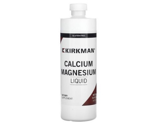 Kirkman Labs, Calcium Magnesium Liquid, 16 fl oz (473 ml)