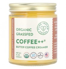 Pure Indian Foods, Coffee++®, Organic Grassfed Butter Coffee Creamer, 8.5 fl oz (250 ml)