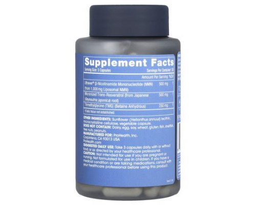 ProHealth Longevity, Liposomal NMN Pro™ Complete, 90 Capsules