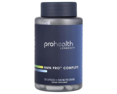 ProHealth Longevity, NMN Pro Complete, 120 Capsules (625 mg per Capsule)