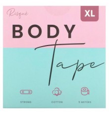 Risque, Body Tape XL, Black, 1 Roll, 5 Meters
