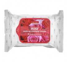 Purederm, Make-Up Cleansing Tissues, Rose, 30 Tissues