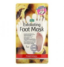 Purederm, Exfoliating Foot Mask, Large, 1 Pair