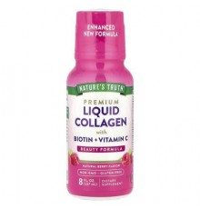Nature's Truth, Premium Liquid Collagen with Biotin + Vitamin C, Natural Berry, 8 fl oz (237 ml)
