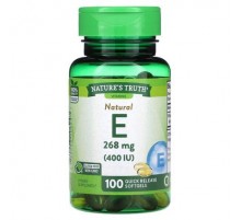 Nature's Truth, Natural E, 268 mg (400 IU), 100 Quick Release Softgels