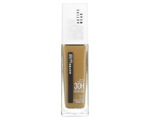 Maybelline, Super Stay, Active Wear Foundation, 332 Golden Caramel, 1 fl oz (30 ml) Maybelline, Super Stay, Active Wear Foundation, 332 Golden Caramel, 1 fl oz (30 ml)