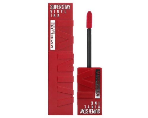 Maybelline, Super Stay, Vinyl Ink, 50 Wicked, 0.14 fl oz (4.2 ml) Maybelline, Super Stay, Vinyl Ink, 50 Wicked, 0.14 fl oz (4.2 ml)