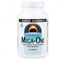Source Naturals, Mega-One™, No Iron, 60 Tablets