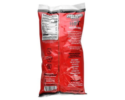 Pork King Good, Flavored Chicharrones, Stupid Hot, Extremely Spicy, 1.75 oz (49.5 g) Pork King Good, Flavored Chicharrones, Stupid Hot, Extremely Spicy, 1.75 oz (49.5 g)