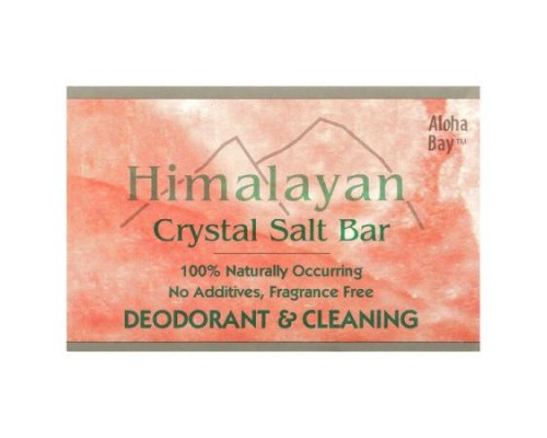 Aloha Bay, Himalayan Crystal Salt Bar Soap, Fragrance Free, 1 Bar, 9 oz (250 g) Aloha Bay, Himalayan Crystal Salt Bar Soap, Fragrance Free, 1 Bar, 9 oz (250 g)
