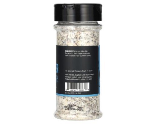 The Spice Lab, Salt, Pepper + Garlic, 6.2 oz (175 g)