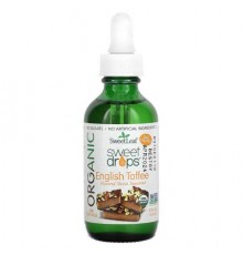 SweetLeaf Stevia, Organic Sweet Drops, English Toffee, 2 fl oz (60 ml)