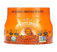 SweetLeaf Stevia, Monk Fruit, Organic Sweetener, Granular, 8.47 oz (240 g)