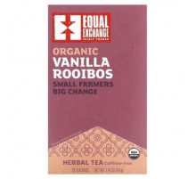 Equal Exchange, Organic Vanilla Rooibos, Herbal Tea, Caffeine-Free, 20 Tea Bags 1.41 oz (40 g)