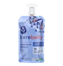 Cerebelly, Organic Baby Puree, Smoothie-Style, Purple Carrot Blueberry with Banana, 4 oz (113 g)