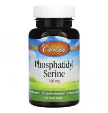 Carlson, Phosphatidyl Serine, 100 mg, 90 Soft Gels