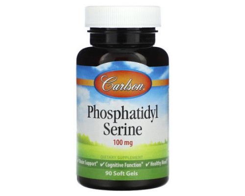 Carlson, Phosphatidyl Serine, 100 mg, 90 Soft Gels Carlson, Phosphatidyl Serine, 100 mg, 90 Soft Gels