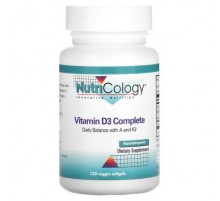 Nutricology, Vitamin D3 Complete , 120 Veggie Softgels