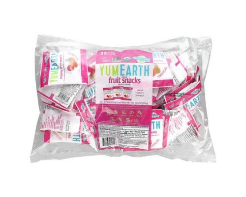 YumEarth, Organic Fruit Snacks, Tropical, 35 Snack Packs, 0.7 oz (19.8 g) Each YumEarth, Organic Fruit Snacks, Tropical, 35 Snack Packs, 0.7 oz (19.8 g) Each