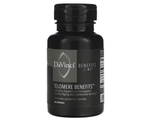 DaVinci Laboratories, Telomere Benefits, 60 Capsules (250 mg per Capsule) DaVinci Laboratories, Telomere Benefits, 60 Capsules (250 mg per Capsule)