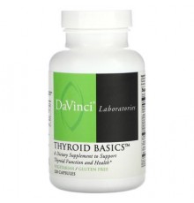 DaVinci Laboratories, Thyroid Basics, 120 Capsules