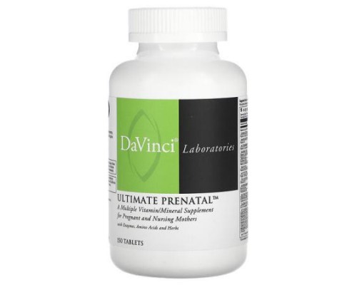 DaVinci Laboratories, Ultimate Prenatal, 150 Tablets DaVinci Laboratories, Ultimate Prenatal, 150 Tablets