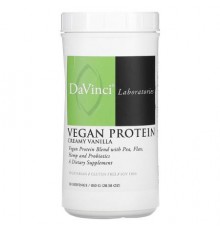 DaVinci Laboratories, Vegan Protein, Creamy Vanilla, 28.58 oz (810 g)