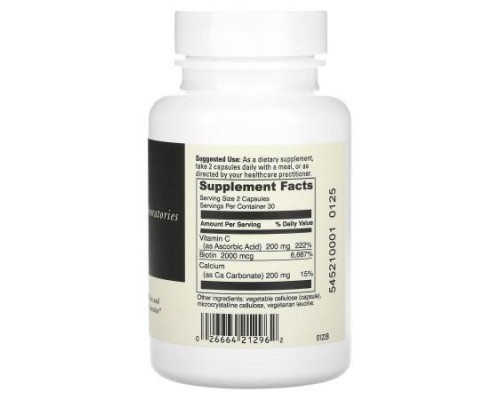 DaVinci Laboratories, Biotin, 60 Capsules