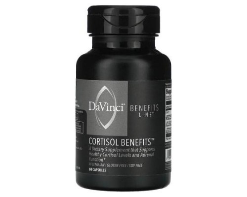 DaVinci Laboratories, Benefits Line, Cortisol Benefits, 60 Capsules DaVinci Laboratories, Benefits Line, Cortisol Benefits, 60 Capsules