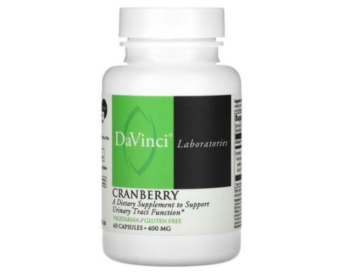 DaVinci Laboratories, Cranberry, 400 mg, 60 Capsules