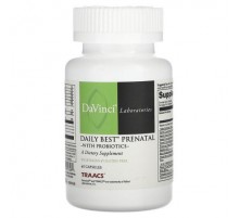 DaVinci Laboratories, Daily Best Prenatal with Probiotics , 60 Capsules