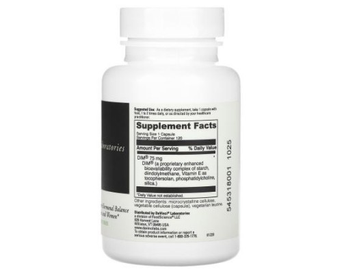 DaVinci Laboratories, DIMPRO, 75 mg , 120 Capsules DaVinci Laboratories, DIMPRO, 75 mg , 120 Capsules