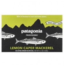 Patagonia Provisions, Lemon Caper Mackerel, 4.2 oz (120 g)