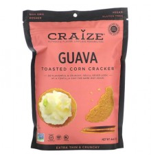 Craize, Toasted Corn Cracker, Guava, 4 oz (113 g)